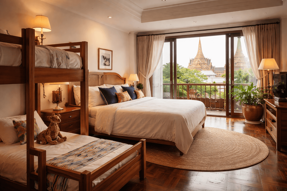 Best Hotels in Bangkok Old City (Rattanakosin) with Family Rooms and Extra Space