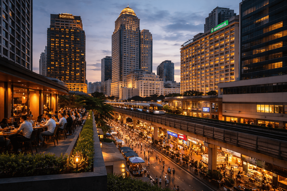 Best Hotels in Silom for Nightlife, BTS Access, and Easy Dining After Dark
