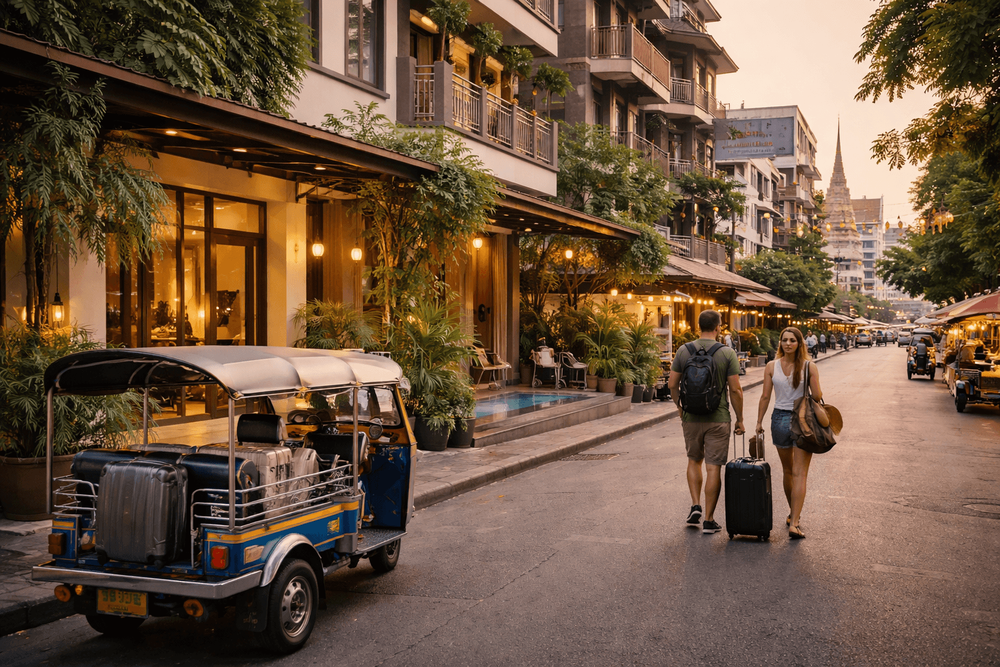 Best Hotels Near Khao San Road for Early Flights, Late Check-Ins, and One-Night Stays