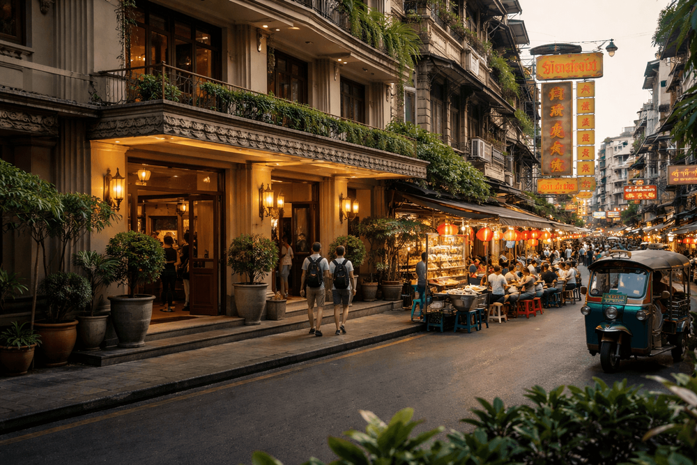 Best Hotels Near Yaowarat (Chinatown) for Easy Street Food, MRT Access, and Old-Bangkok Exploring