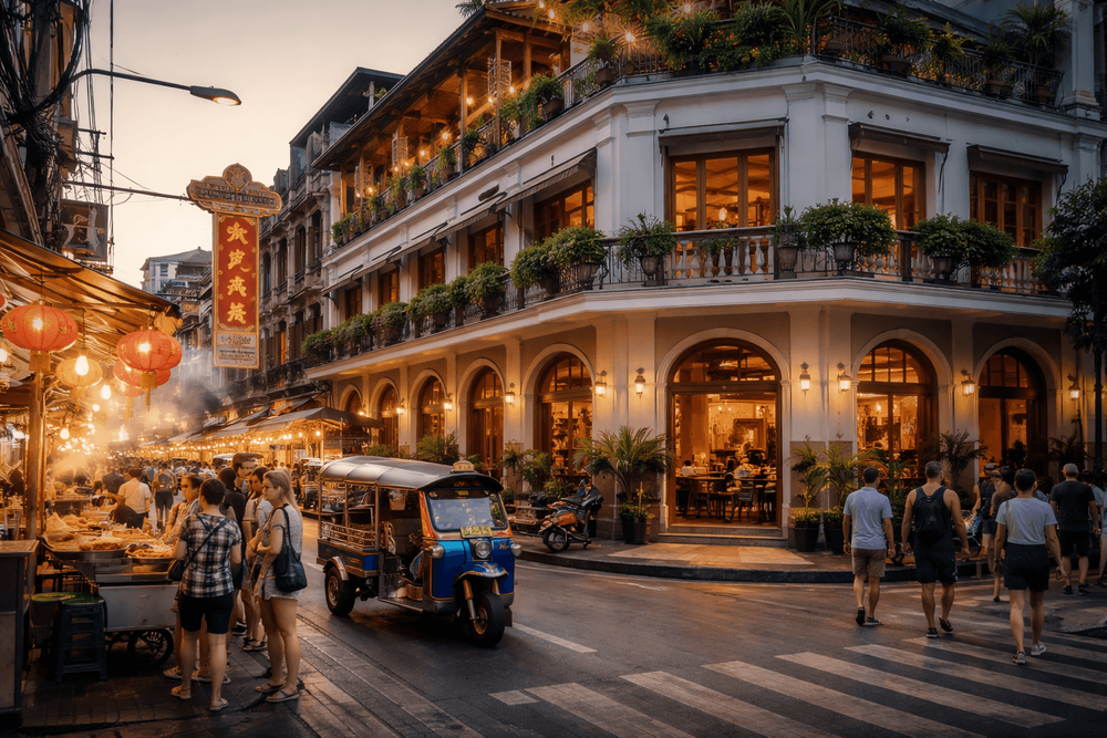 Best Hotels Near Yaowarat (Chinatown) for First-Time Visitors: Walkable Stays, Easy Food Access, and Night Market Convenience
