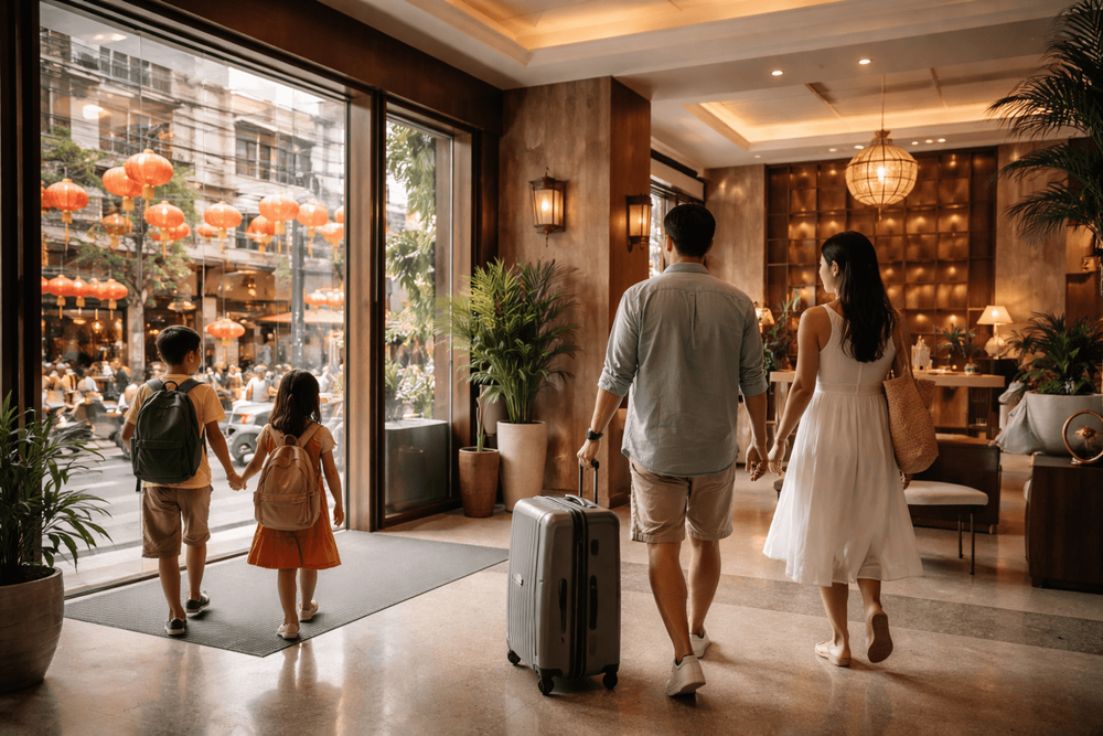 Best Hotels Near Yaowarat for Families: Quiet Rooms, Bigger Layouts, and Easy Old Town Access