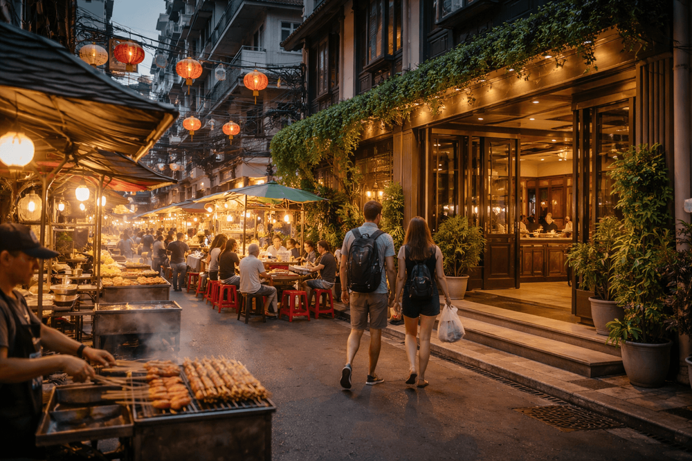 Best Hotels Near Yaowarat for Foodies: Street Food Access, Late Check-In, and Quiet Sleep