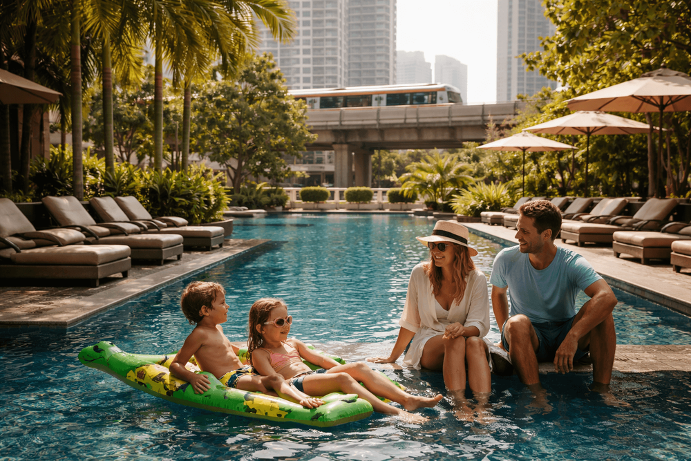 Best Hotels on Sukhumvit Road for Families: Spacious Rooms, Pool Time, and Easy BTS Access