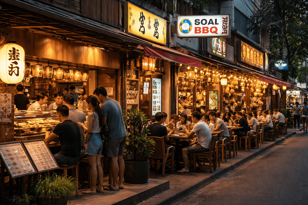 Best International Restaurants on Sukhumvit Road for Sushi, Korean BBQ, and Indian Curries