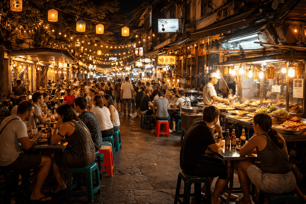 Best Late-Night Food and Drink Spots in Banglamphu for After-Party Eats and Nightcaps