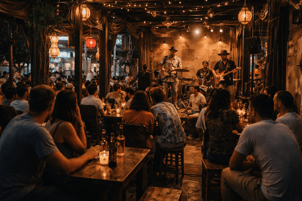 Best Live Music Bars in Banglamphu: Where to Hear Jazz, Rock, and Acoustic Sets After Dark