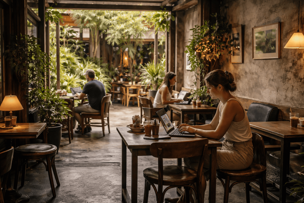 Best Quiet Cafes Near Khao San Road for Reading, Remote Work, and a Break from the Noise