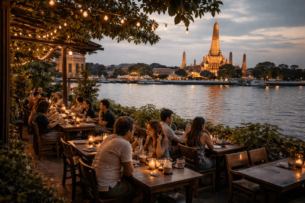 Best Restaurants in Bangkok Old City for River Views and Historic Atmosphere