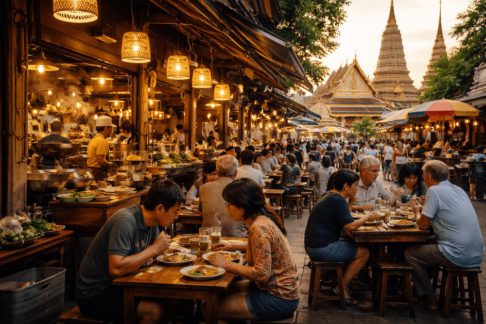 Best Restaurants in Bangkok Old City for Traditional Thai Dishes Near the Temples