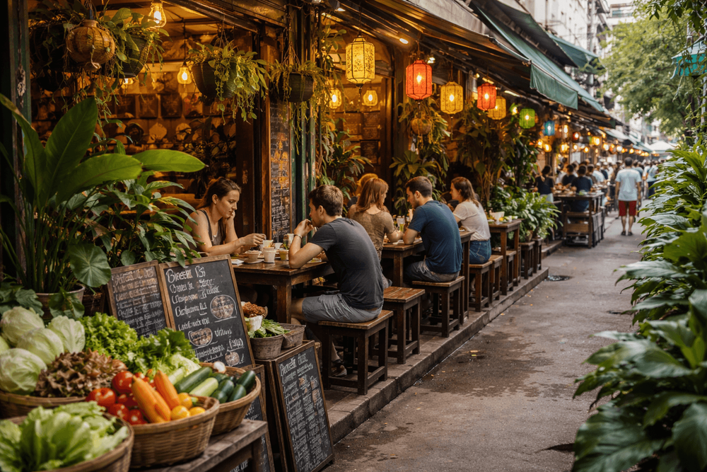 Best Restaurants in Banglamphu for Vegetarian and Vegan Meals Near Khao San Road