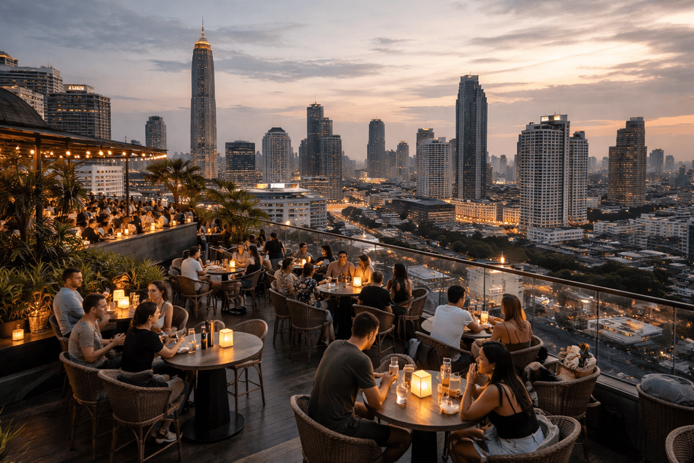 Best Rooftop Bars in Pratunam Worth the Trip from Khao San Road