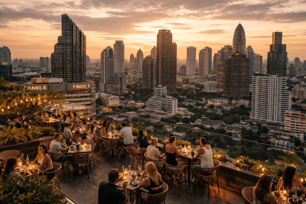Best Rooftop Bars Near Asok Worth the Trip from Khao San Road
