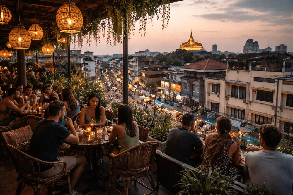 Best rooftop bars on Khaosan Road — where to drink with a view
