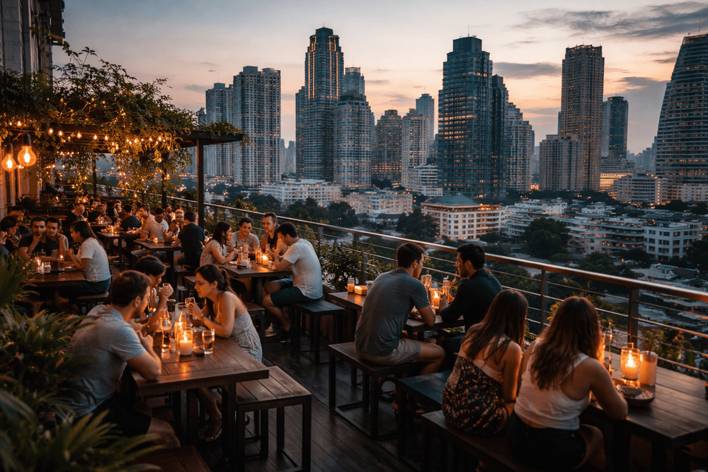 Best Rooftop Bars on Sukhumvit for Skyline Views Without the Heavy Price Tag