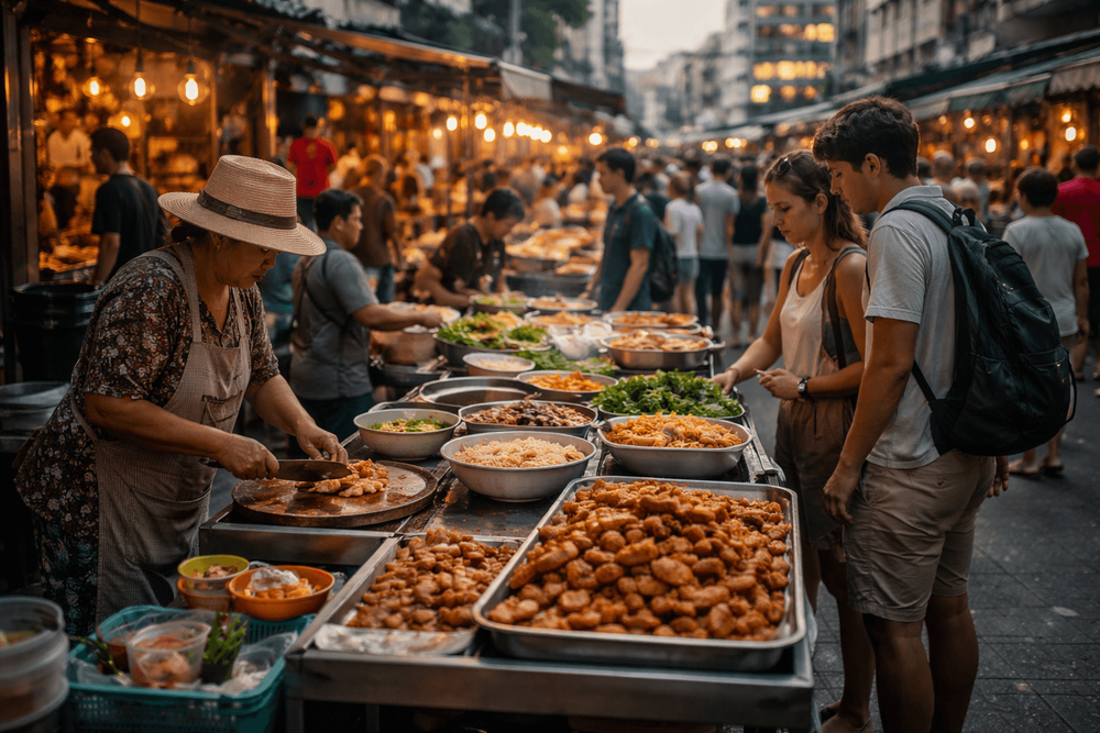 Best Savory Street Food Near Khao San Road: Crispy Pork, Noodles, and Local Night Markets