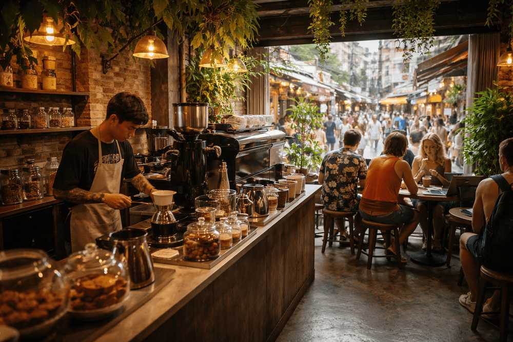 Best Specialty Cafes on Khao San Road for Espresso, Pour-Over, and Serious Coffee