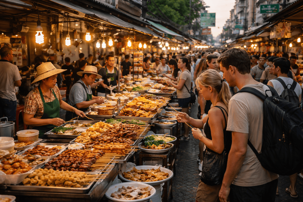 Best Street Food Markets Near Khao San Road for a One-Stop Eat Crawl