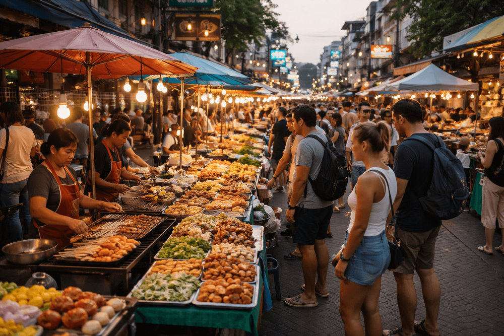 Best Street Food Markets Near Khao San Road: Where to Go for the Biggest Variety