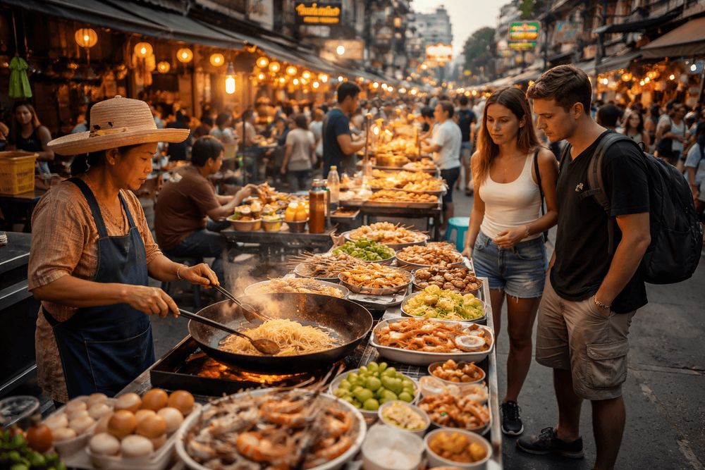 Best Street Food Near Khao San Road for Breakfast, Lunch, and Late-Night Cravings