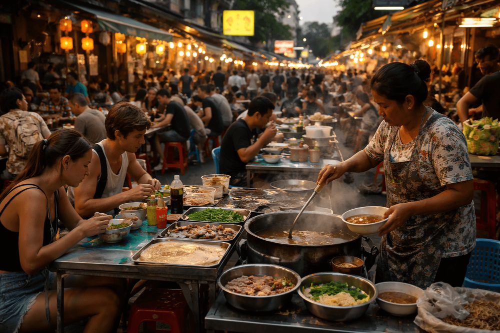 Best Street Food Stalls Near Khao San Road for Boat Noodles, Rice Plates, and Quick Eats