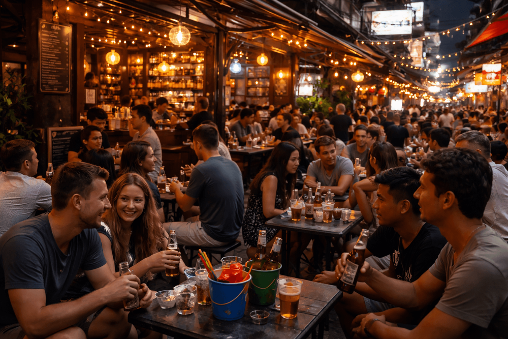 Best Sukhumvit Bars for Cheap Beers, Bucket Deals, and Budget Nights Out
