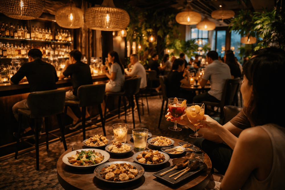 Best Sukhumvit Bars for Small Plates and Drinking with Dinner: Cocktail Lounges Worth Staying At