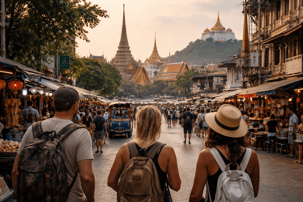 Best Time to Visit Wat Pho, the Grand Palace, and Golden Mount from Khao San Road