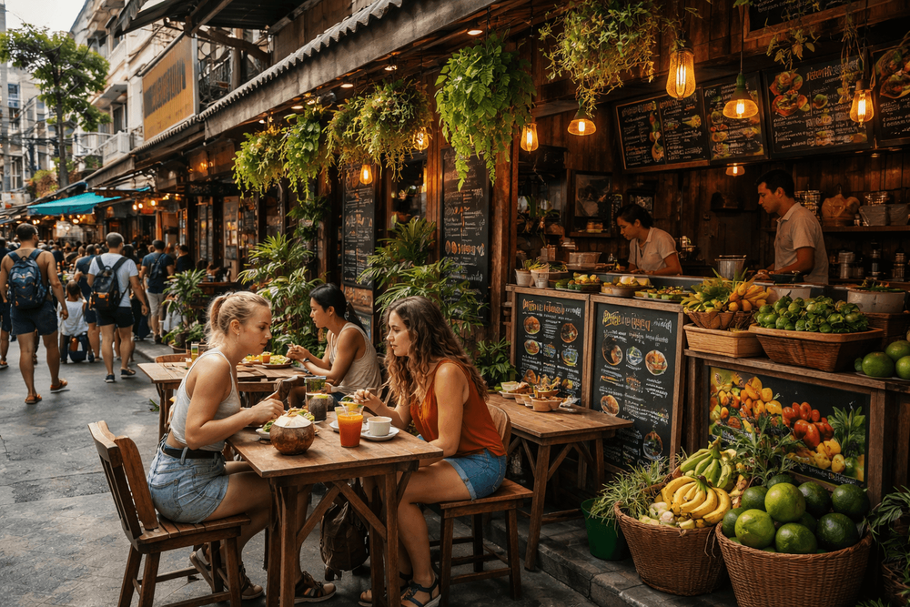 Best Vegan and Vegetarian Cafes on Khao San Road for Easy Plant-Based Meals