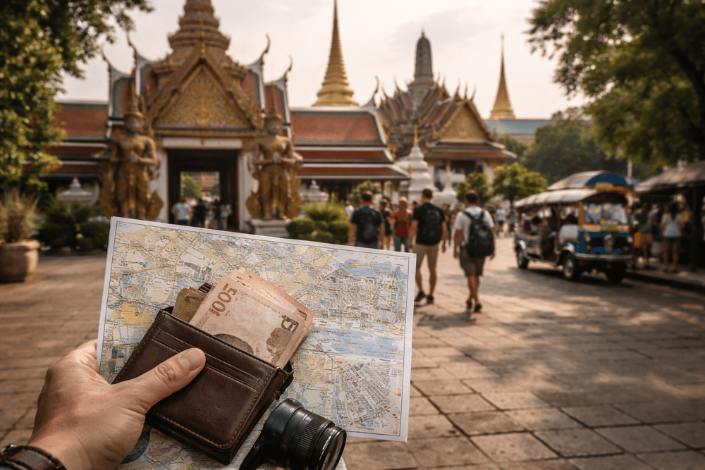 Budget Breakdown for Visiting Wat Pho, the Grand Palace, and Golden Mount from Khao San Road