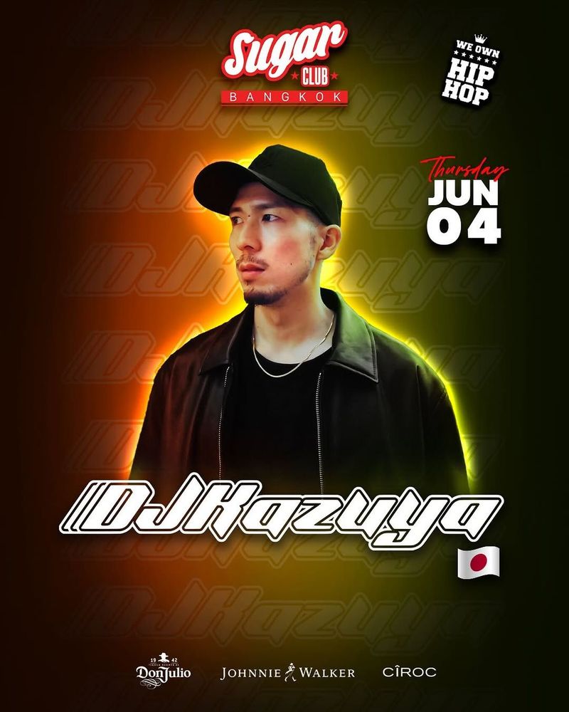 DJ Kazuya at Sugar Club Bangkok