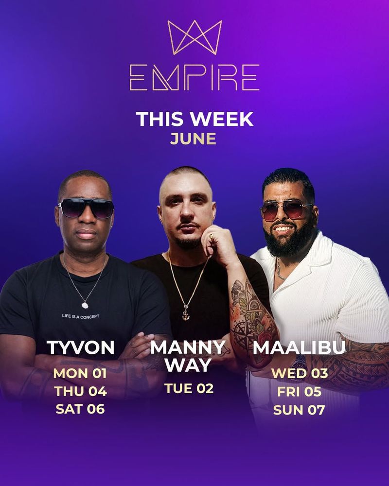 Empire Club: This Week (01–07 June)