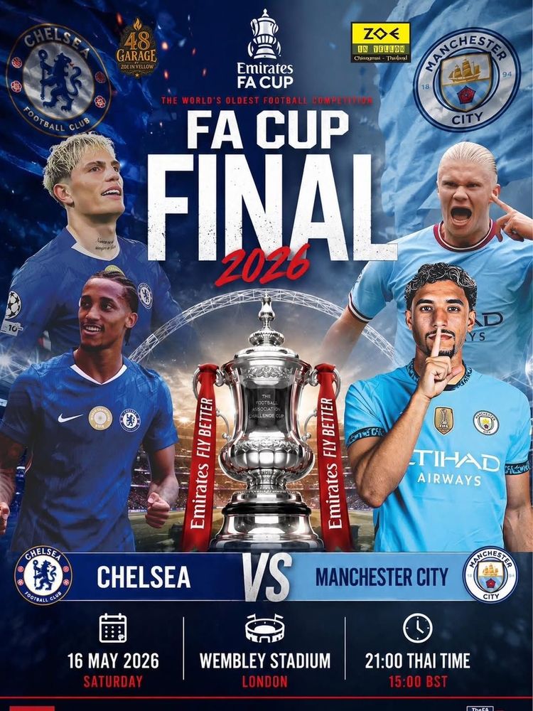 FA Cup Final Live Screening: Chelsea vs Manchester City