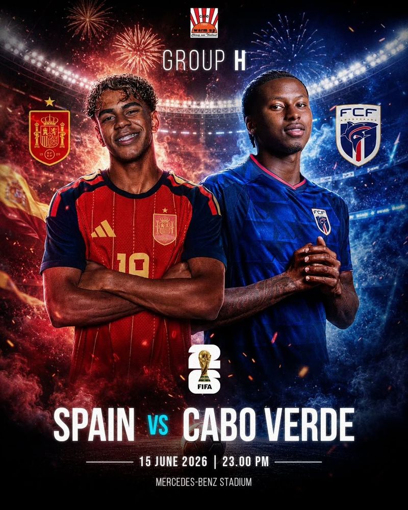 FIFA World Cup 2026 Group H: Spain vs Cabo Verde (screening)