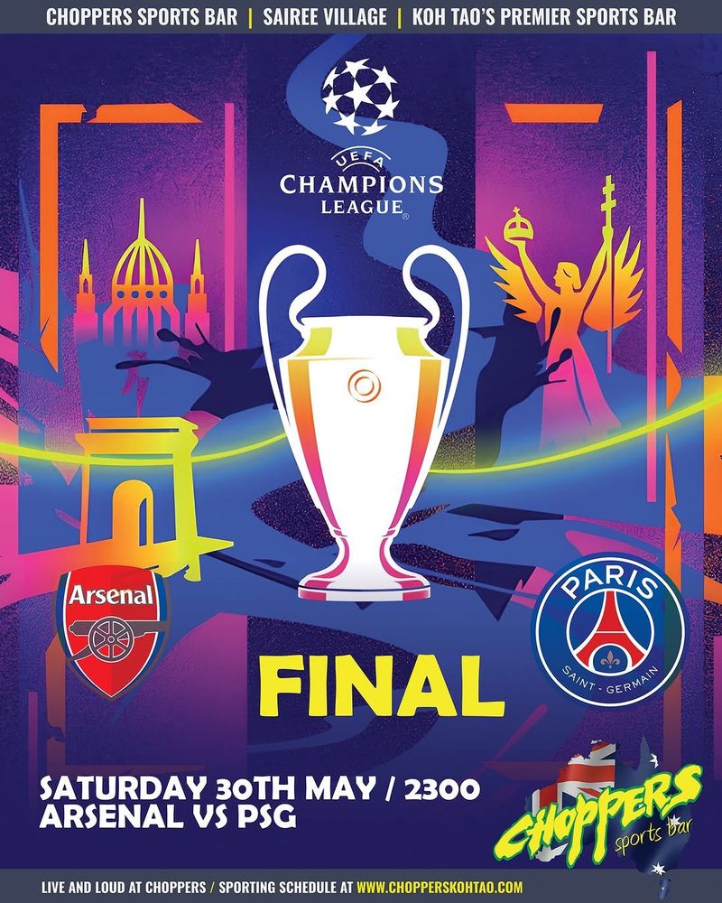 UEFA Champions League Final screening: Arsenal vs Paris Saint-Germain