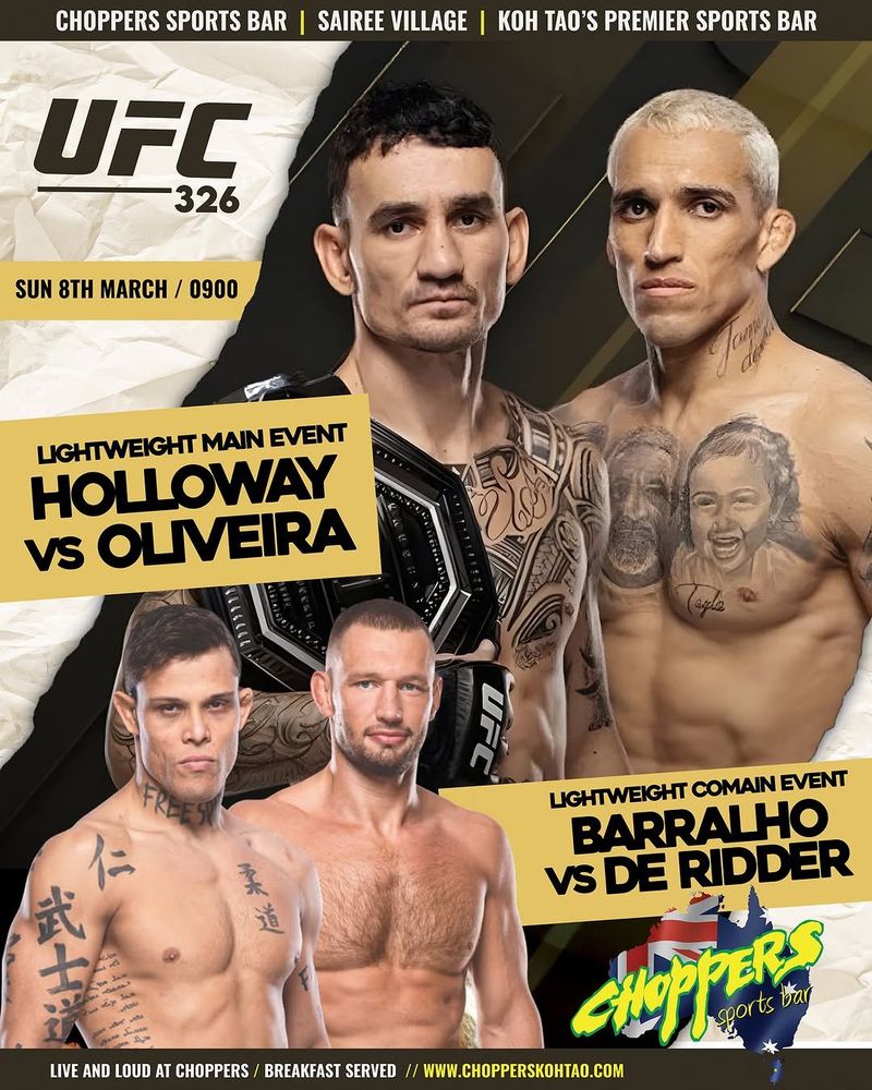 UFC 326 LIVE & LOUD at Choppers