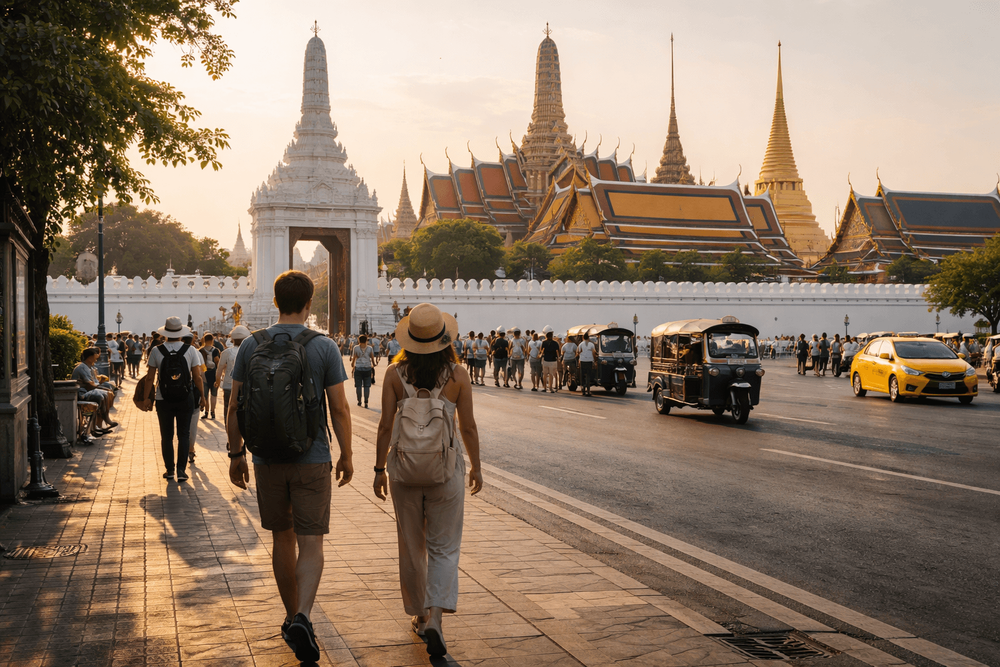 Grand Palace and Wat Pho Morning Visit from Khao San Road: Best Start Time, Queue Strategy, and Dress Rules