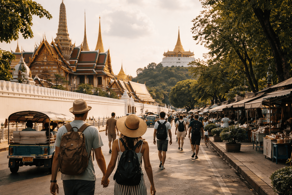 Grand Palace to Golden Mount on Foot: A Temple-Walk Route Through Bangkok’s Old City