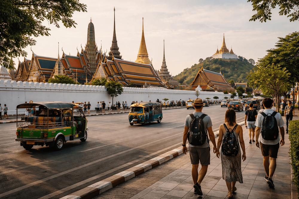 Grand Palace to Wat Pho to Golden Mount: The Best Walking-and-Transit Route from Khao San Road