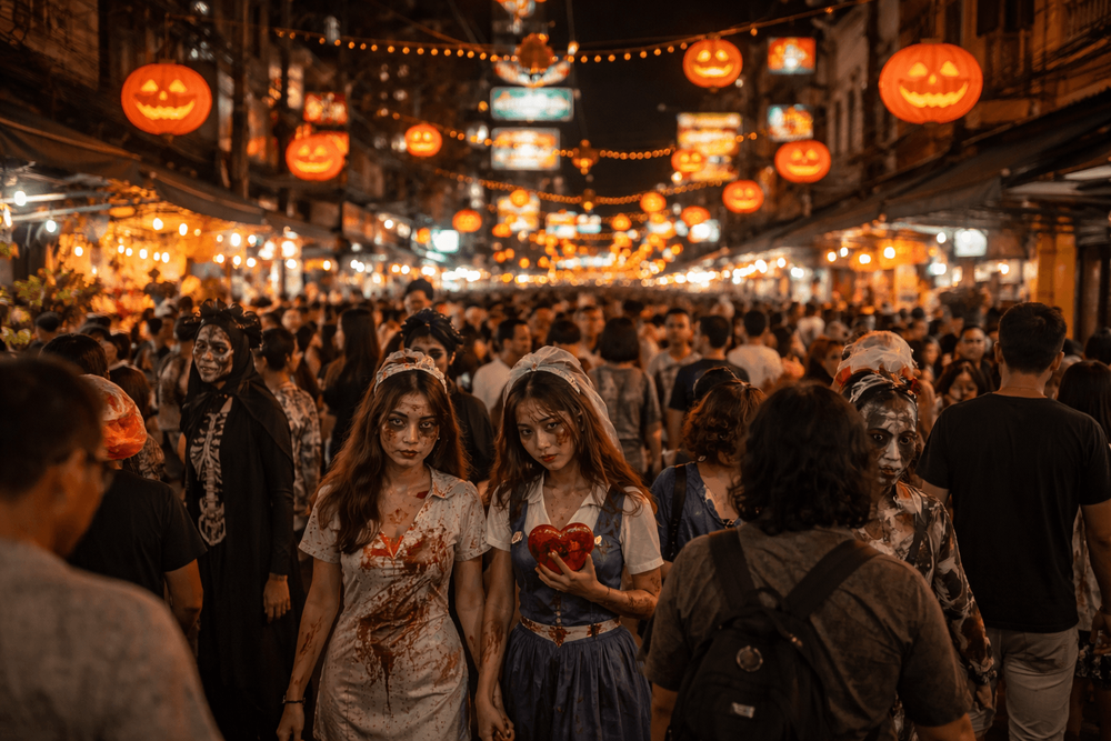 Halloween on Khao San Road