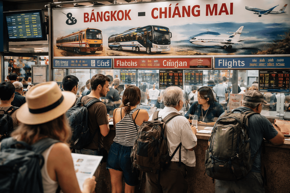 How to Book Bangkok to Chiang Mai Transport: Tickets, Airlines, Bus Companies, and Train Classes