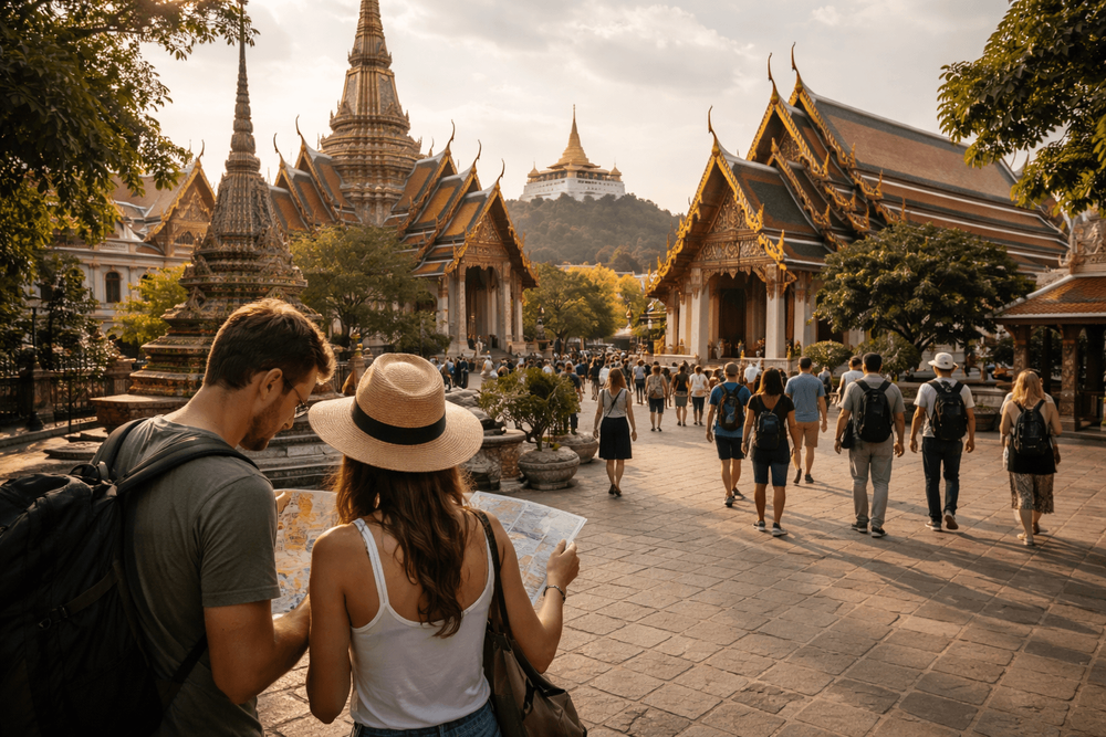 How to Do Wat Pho, the Grand Palace, and Golden Mount in One Afternoon from Khao San Road