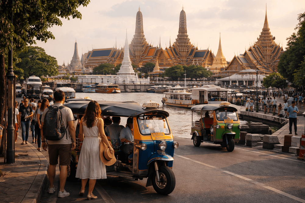 How to Get Between Wat Pho, the Grand Palace, and Golden Mount Without Wasting Time