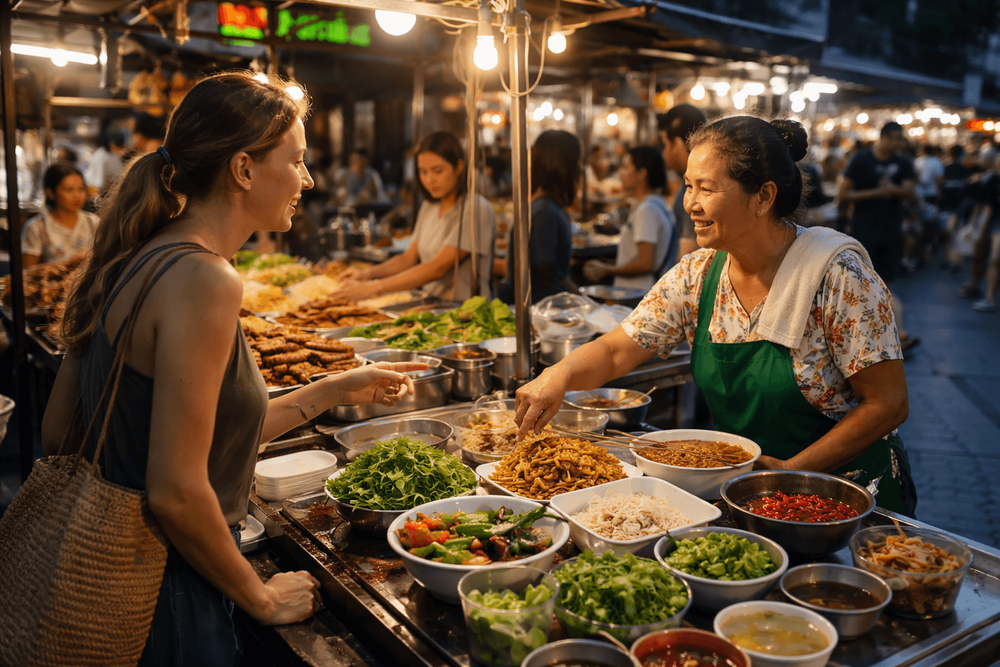 How to Order Bangkok Street Food Like a Local: Thai Phrases, Toppings, and Stall Etiquette