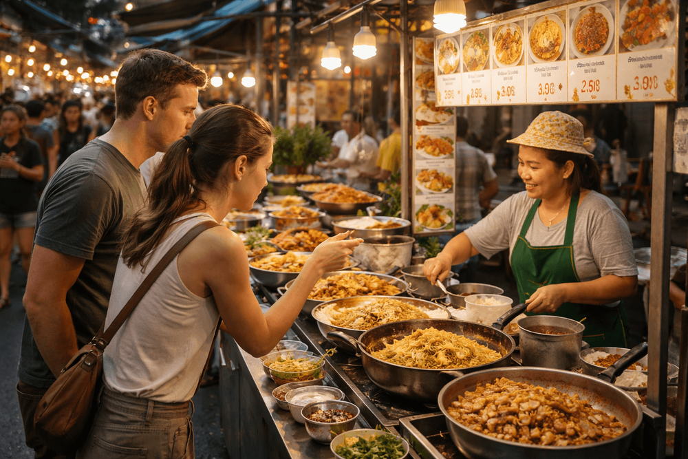 How to Order Street Food in Bangkok: Menu Signs, Spicy Levels, Pay Methods, and Stall Etiquette