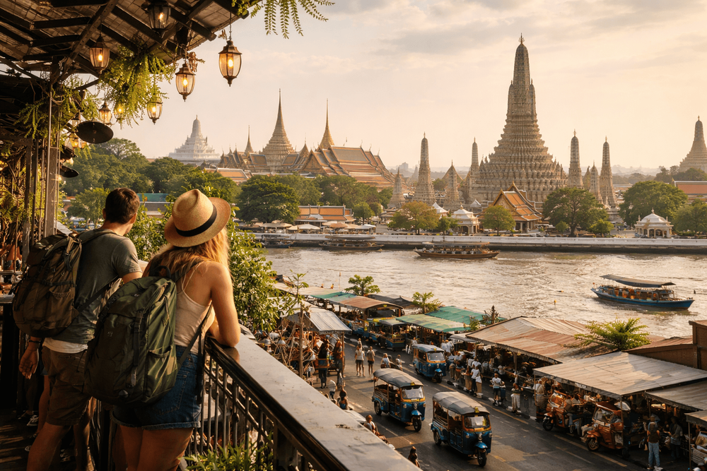 How to Pair Wat Pho, Grand Palace, and Golden Mount with Wat Arun from Khao San Road