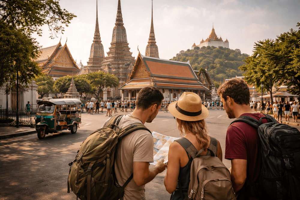 How to See Wat Pho, the Grand Palace, and Golden Mount in the Right Order from Khao San Road