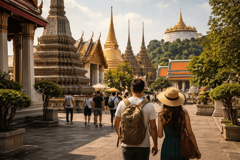How to Visit Wat Pho, the Grand Palace, and Golden Mount on a Half-Day Temple Circuit from Khao San Road