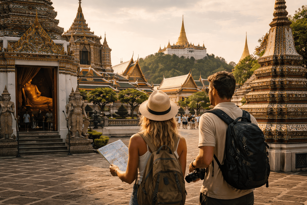 How to Visit Wat Pho, the Grand Palace, and Wat Saket in One Day from Khao San Road