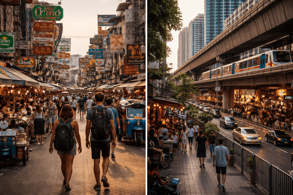 Khao San Road vs Sukhumvit: Where Should You Stay?